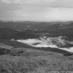 Misty Appalachian mountains with rolling hills, symbolizing life’s journey and the path to greater connection with nature.